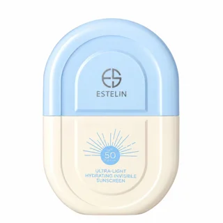 کرم ضد آفتاب بدون رنگ استلین، 50 SPF، مدل ultra light، مناسب انواع پوست و حجم 50 میل